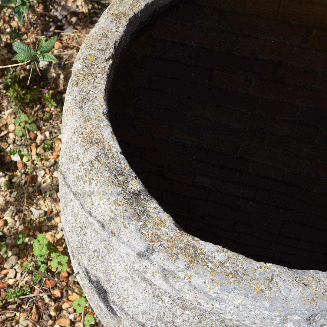 Detail Of Stone Water Pot From Shanxi - 19thC | Indigo Antiques
