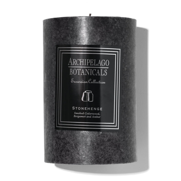Archipelago Stonehenge Candle 4 x 6 inch  -125 hr burn time - 4 x 6 inches - AUK124S