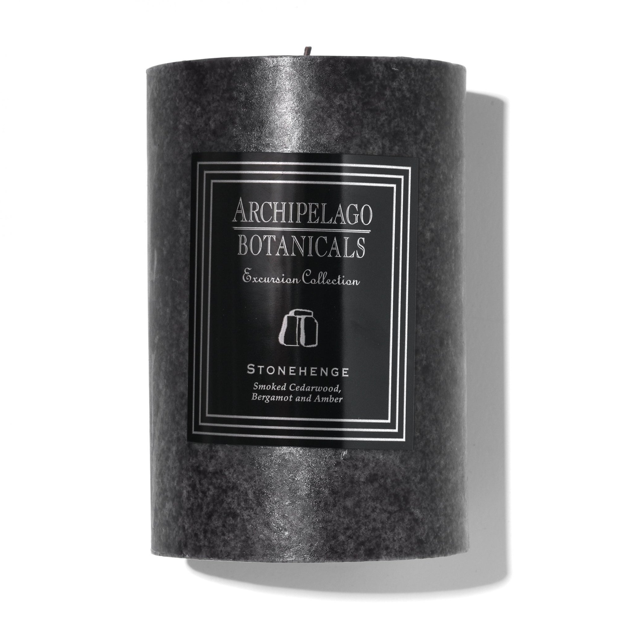 Archipelago Stonehenge Candle 4 x 6 inch  -125 hr burn time - 4 x 6 inches - AUK124S