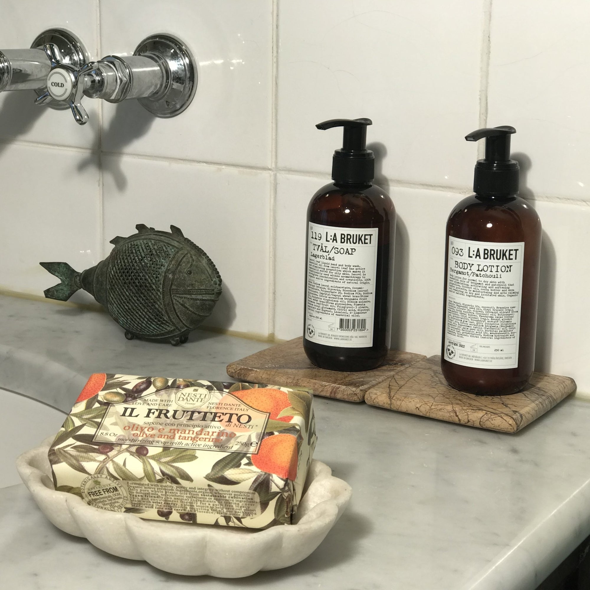 Nesti Dante Olive and Mandarin Natural Italian Soap - WxDxH - 837524000052