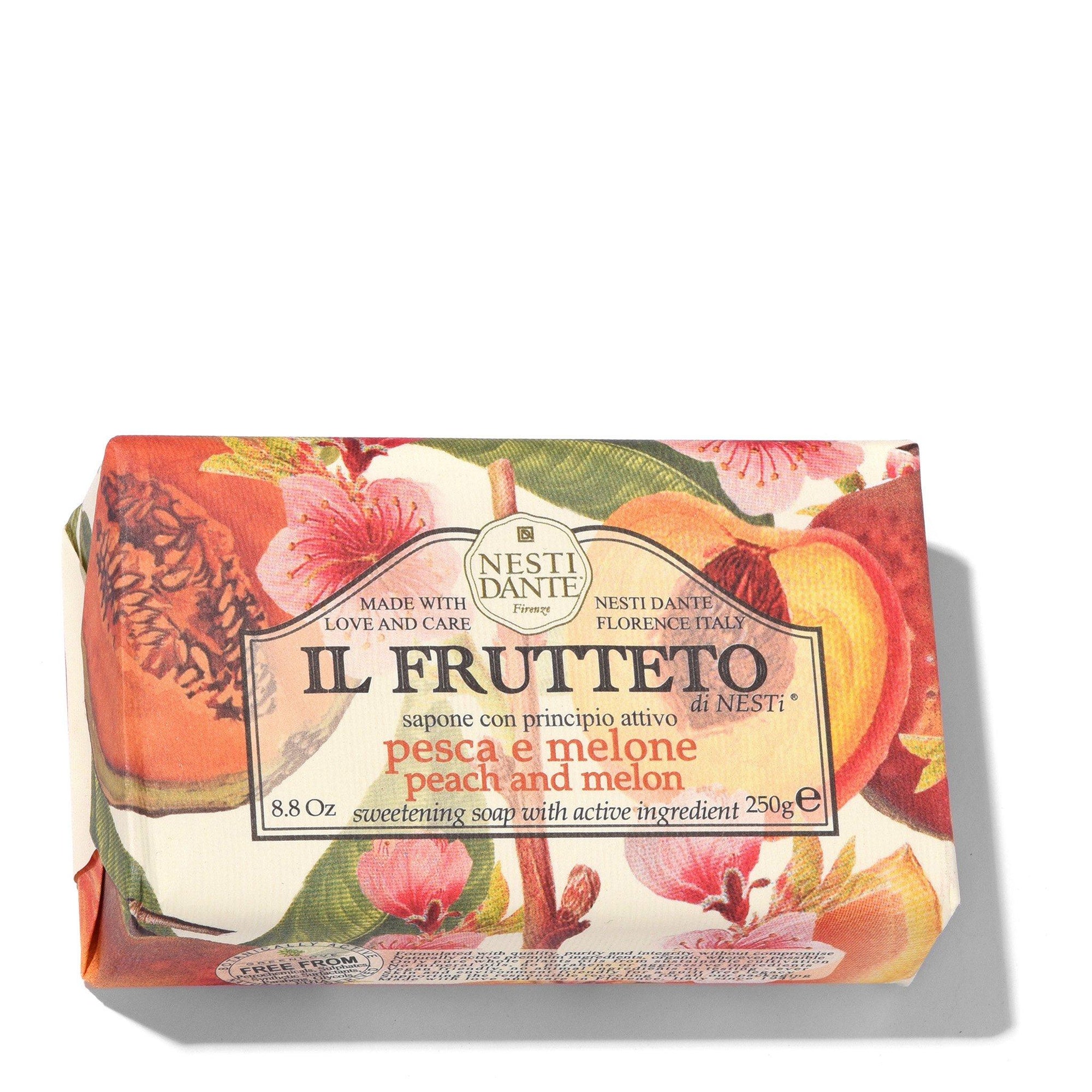 Nesti Dante Peach & Melon Natural Italian Soap | Indigo Antiques
