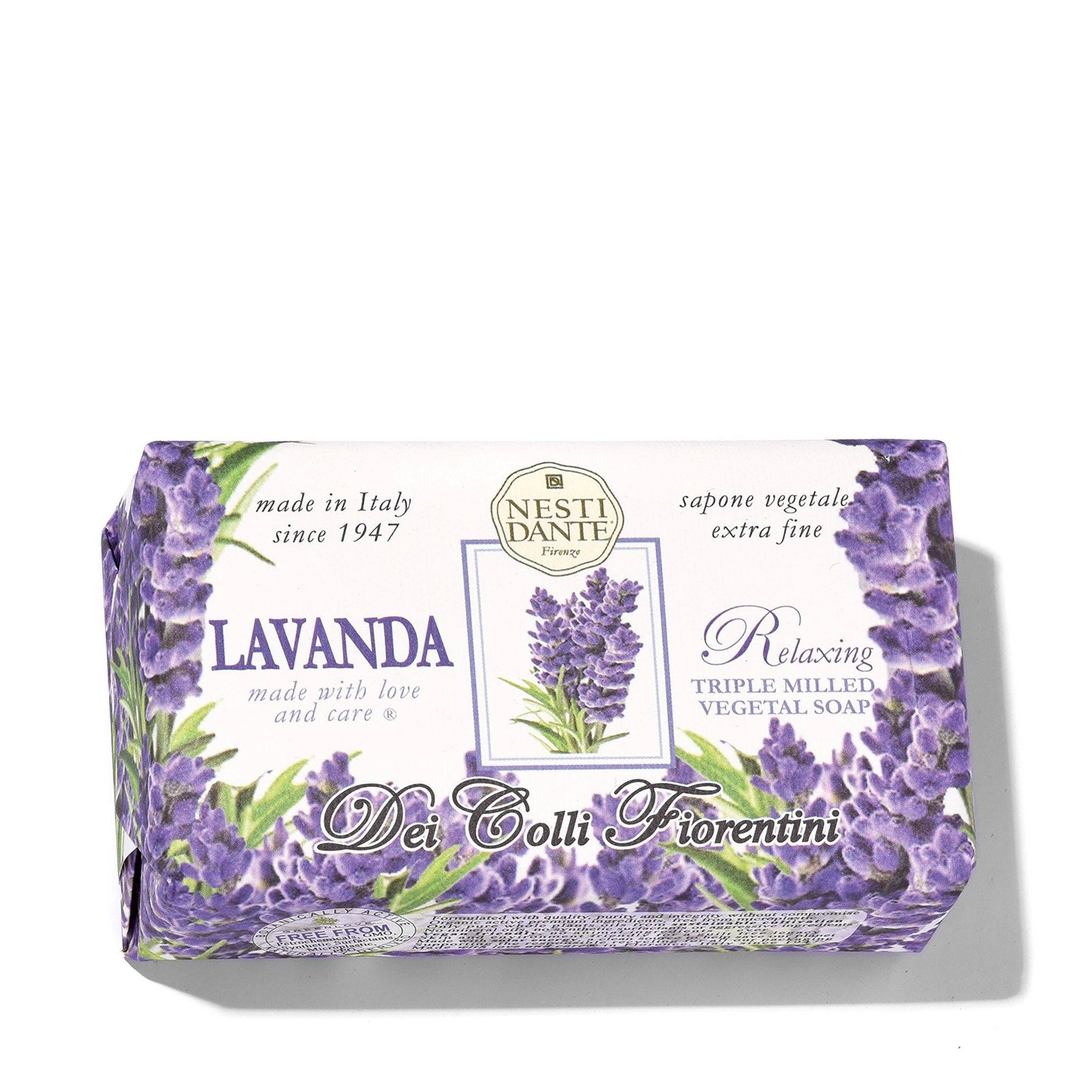 Nesti Dante Tuscan Lavender Natural Italian Soap - WxDxH - 837524000168