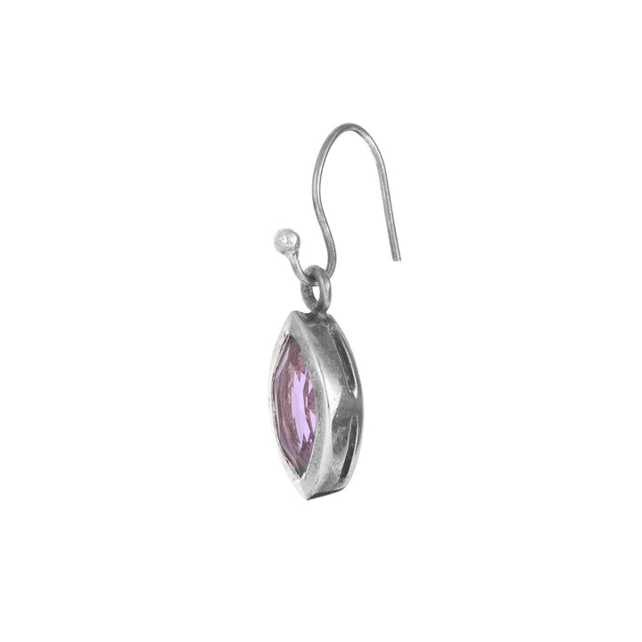 Amethyst And Silver Earrings | Indigo Oriental Antiques