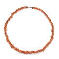 Baltic Amber Bead Necklace with Silver clasp