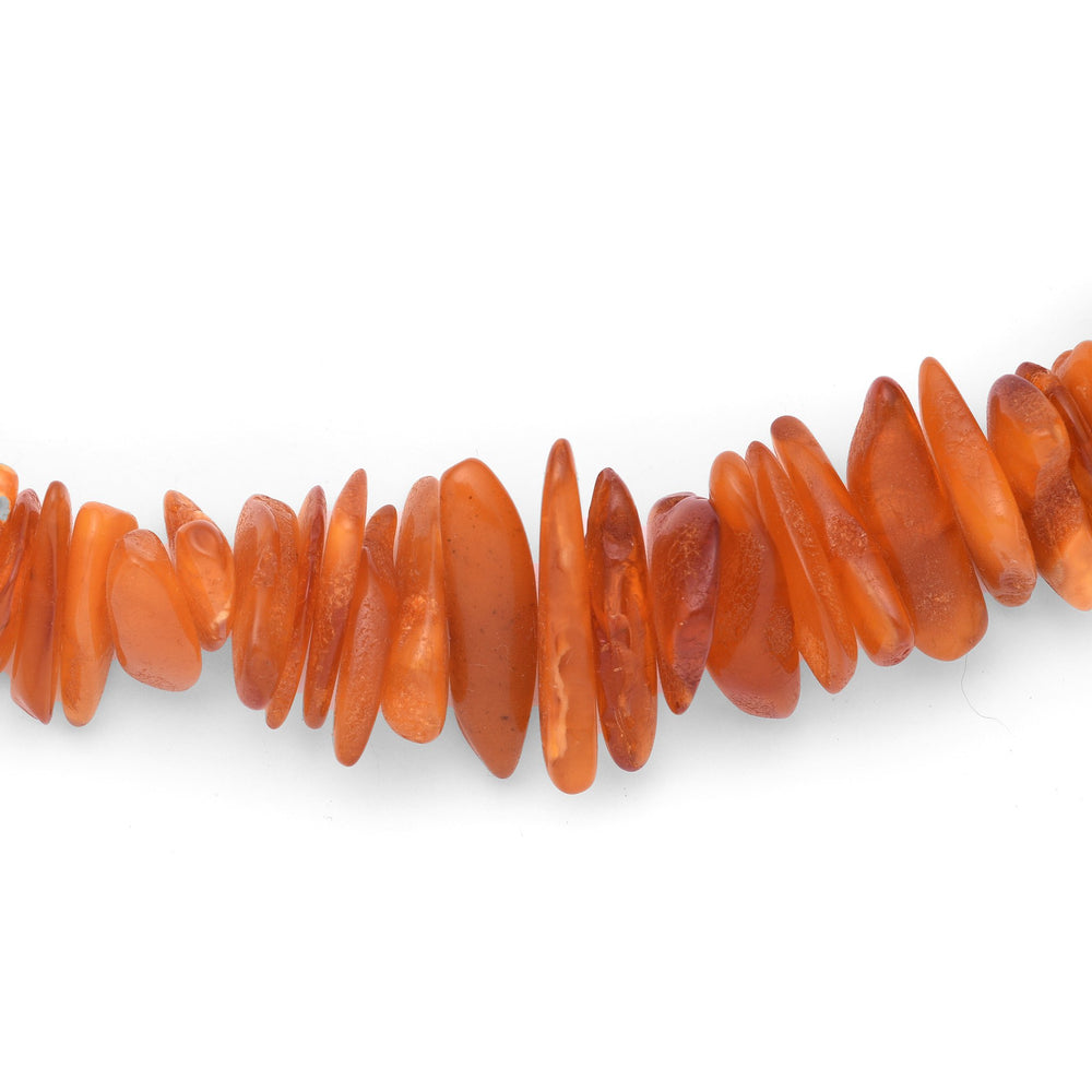 Baltic Amber Chunky Bead Necklace with silver clasp | Indigo Oriental Antiques