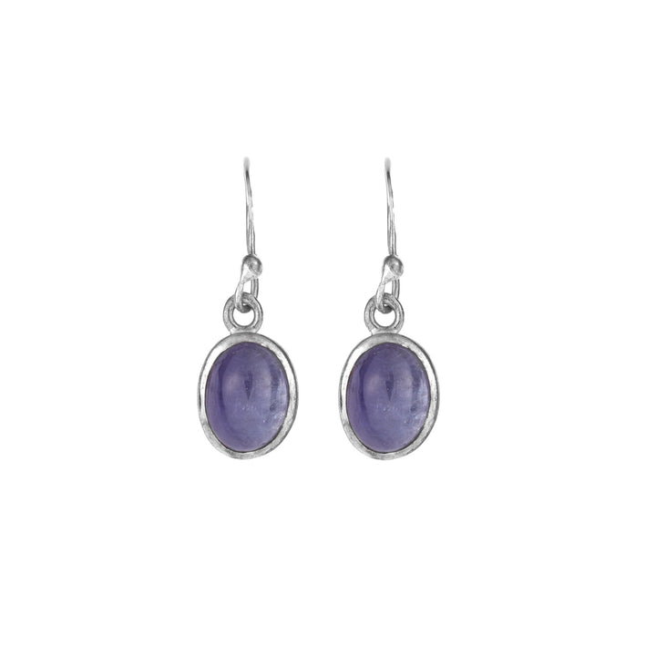 Labradorite And Silver Earrings | Indigo Oriental Antiques