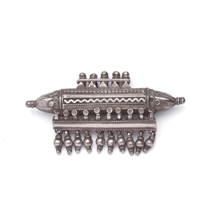 Old Tribal Silver Amulet - from Rajasthan | Indigo Oriental Antiques