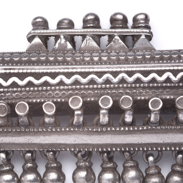 Old Tribal Silver Amulet from Rajasthan - 19thC