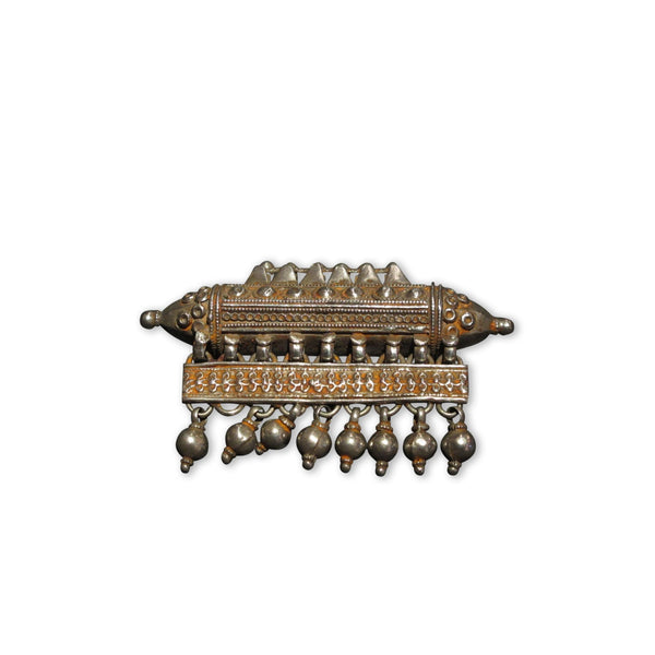 Old Tribal Silver Amulet from Rajasthan - Ca 1910