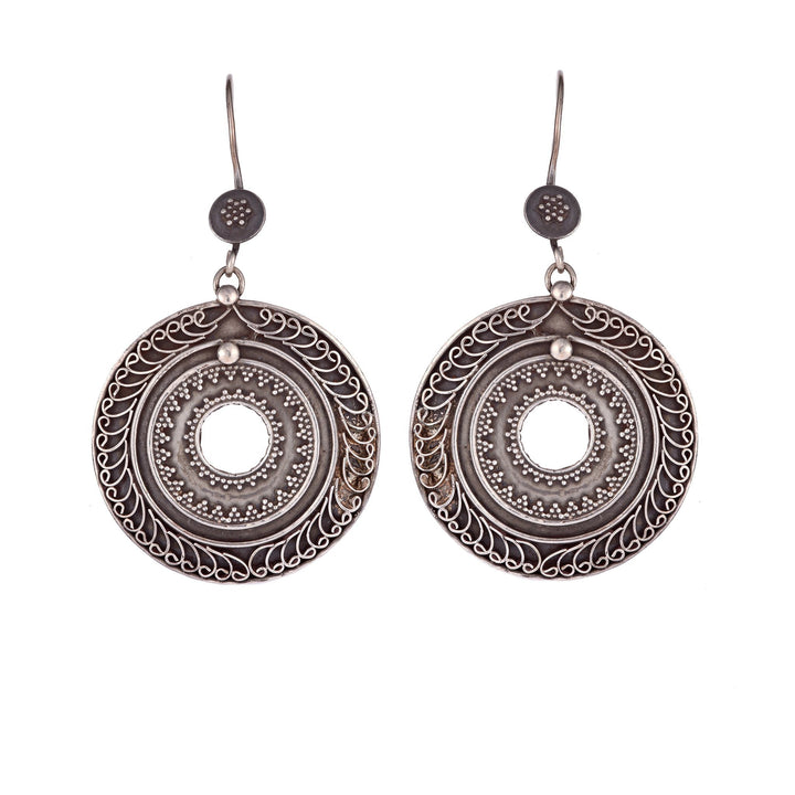 Silver Tribal Earrings | Indigo Oriental Antiques