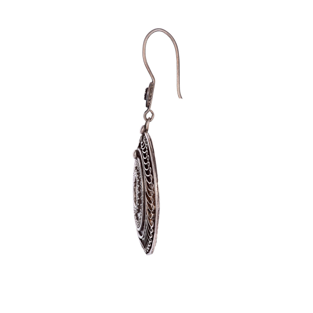 Silver Tribal Earrings | Indigo Oriental Antiques
