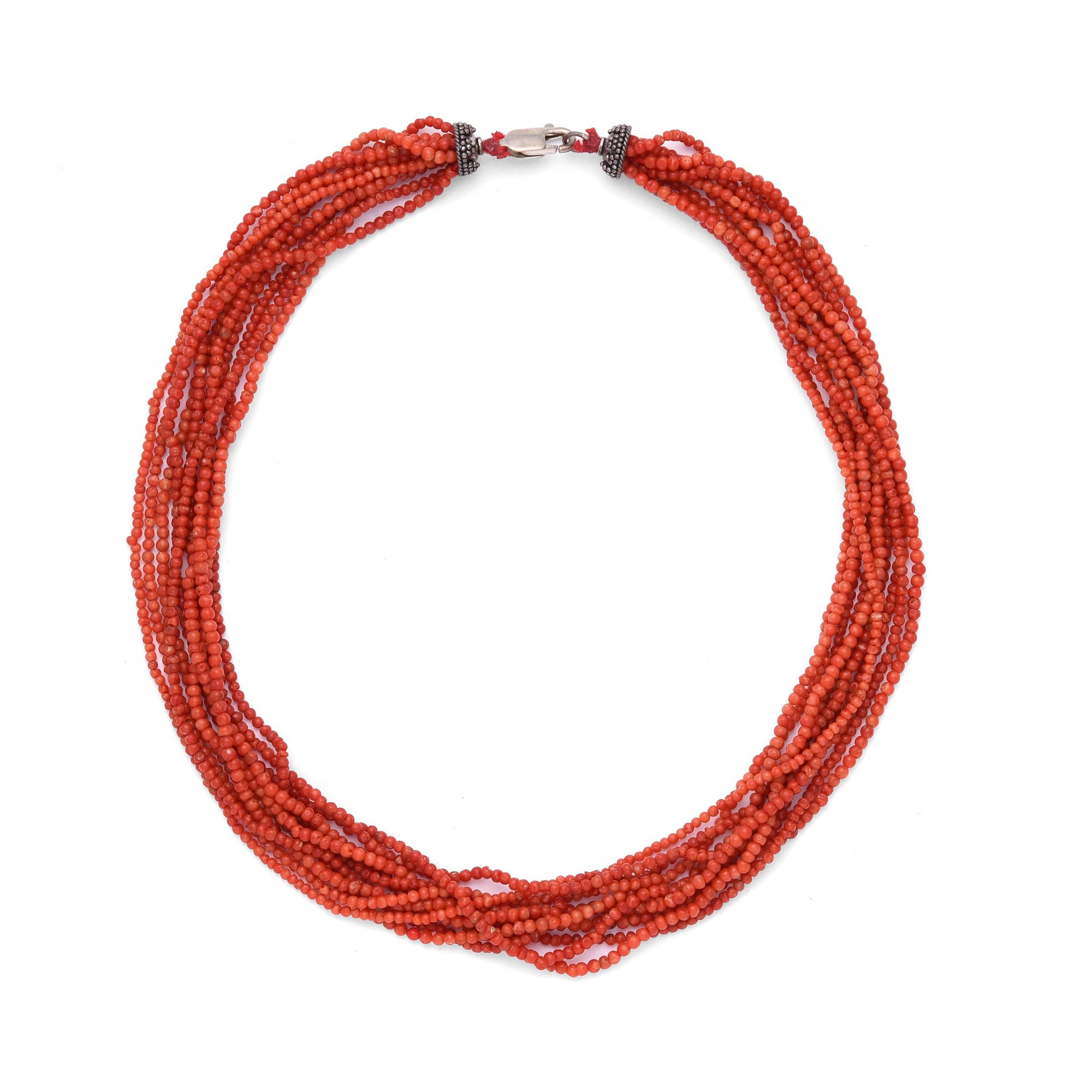 Ten Strand Tibetan Coral Necklace | Indigo Oriental Antiques