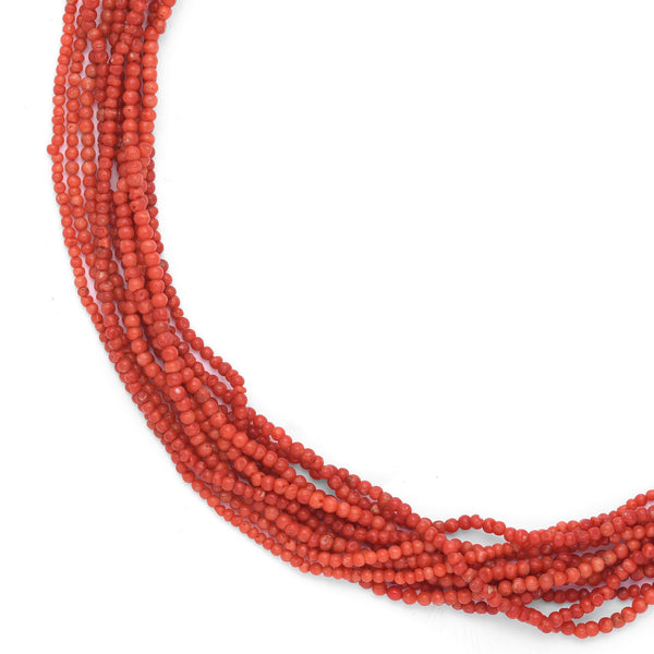 Ten Strand Tibetan Coral Necklace