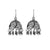 Tribal Silver Bell Earrings From Rajasthan | Indigo Oriental Antiques
