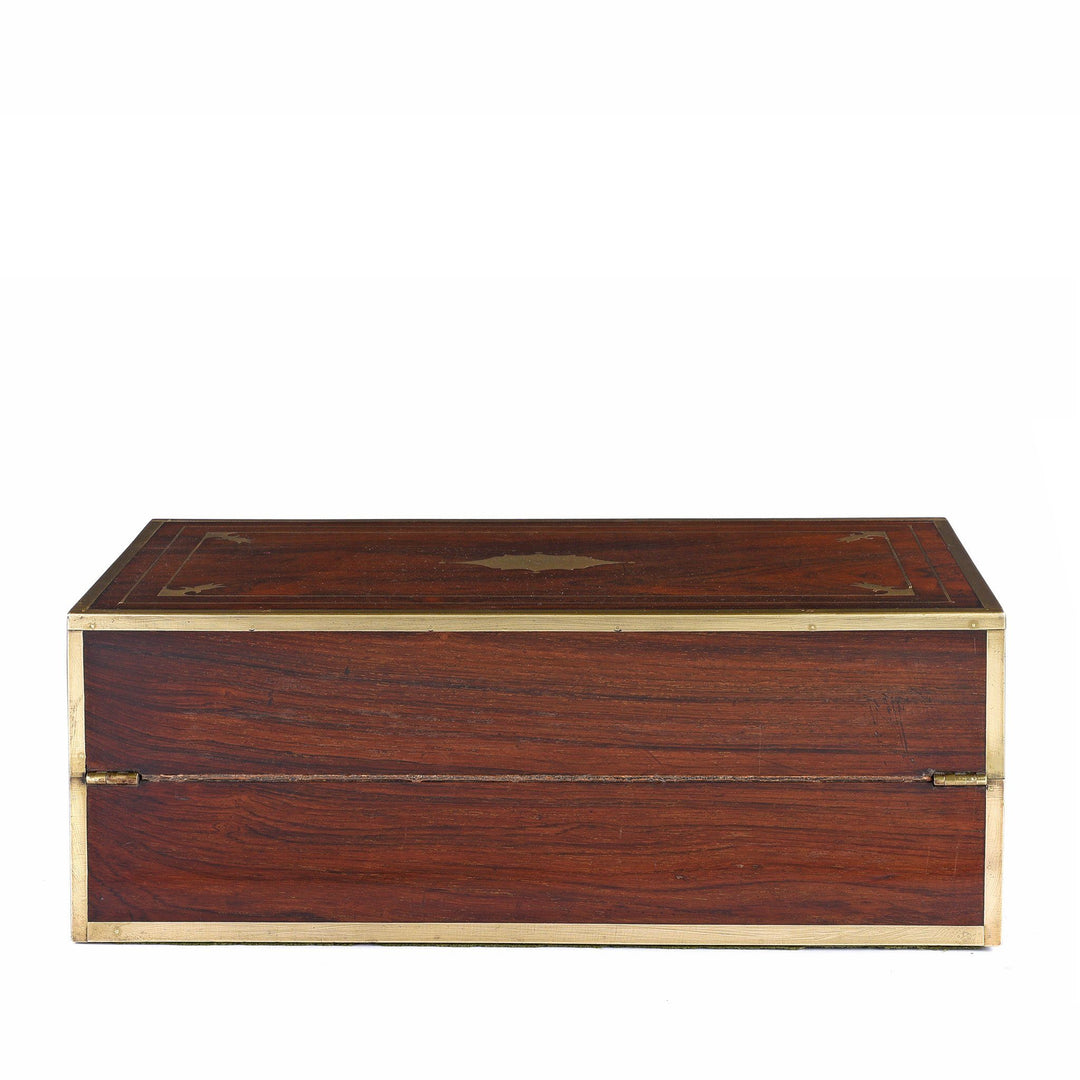 Reverse Of Anglo Indian Rosewood Writing Slope - 19thC | Indigo Antiques
