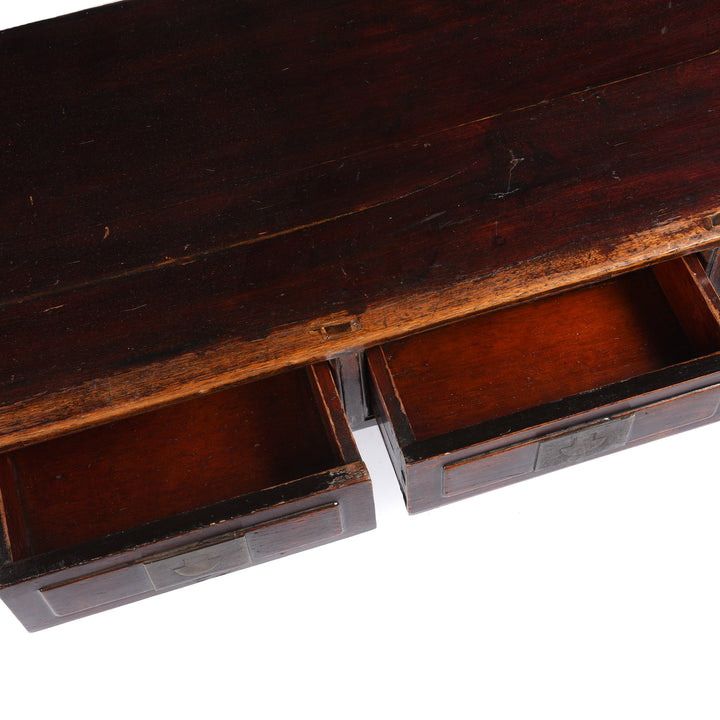 Drawer Detail from a Chinese Catalpa Kang Table From Tianjin - 19thC | Indigo Antiques