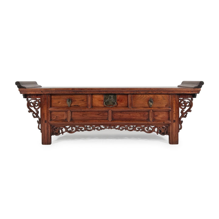 Kang Cabinet Made From Elm - 19thC - 136 x 41 x 46.5 (wxdxh cms) - C1418