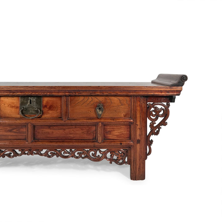 Kang Cabinet Made From Elm - 19thC - 136 x 41 x 46.5 (wxdxh cms) - C1418