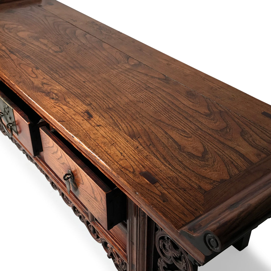 Kang Cabinet Made From Elm - 19thC - 136 x 41 x 46.5 (wxdxh cms) - C1418