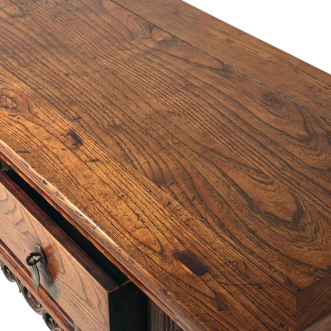 Kang Cabinet Made From Elm - 19thC - 136 x 41 x 46.5 (wxdxh cms) - C1418