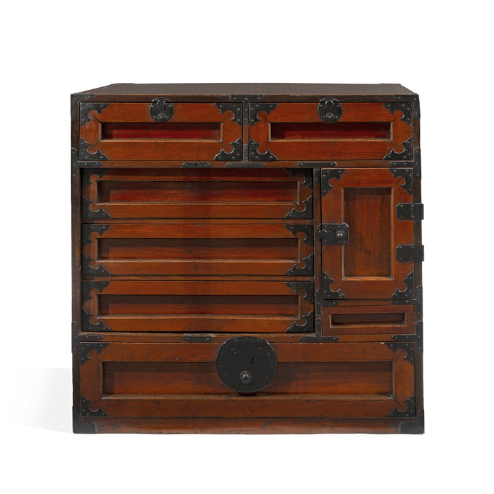 Bo Dansu From Japan Late Meiji Period - 69.5 x 38 x 71.5 (WxDxH cms) - M376V1