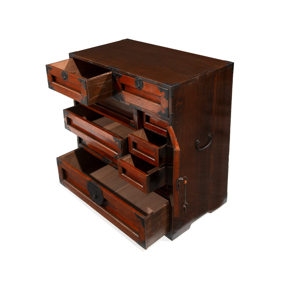 Bo Dansu From Japan Late Meiji Period - 69.5 x 38 x 71.5 (WxDxH cms) - M376V1