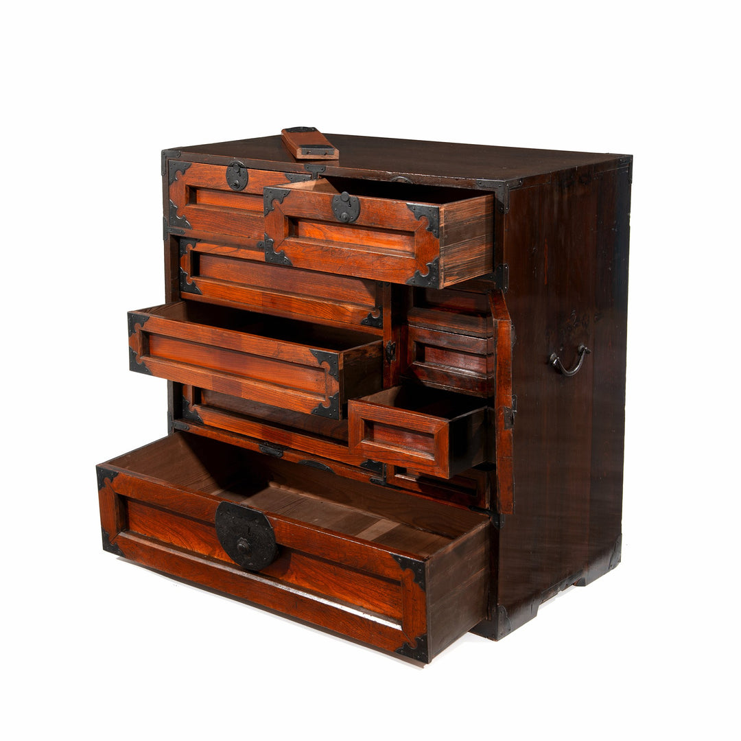 Bo Dansu From Japan Late Meiji Period - 69.5 x 38 x 71.5 (WxDxH cms) - M376V2