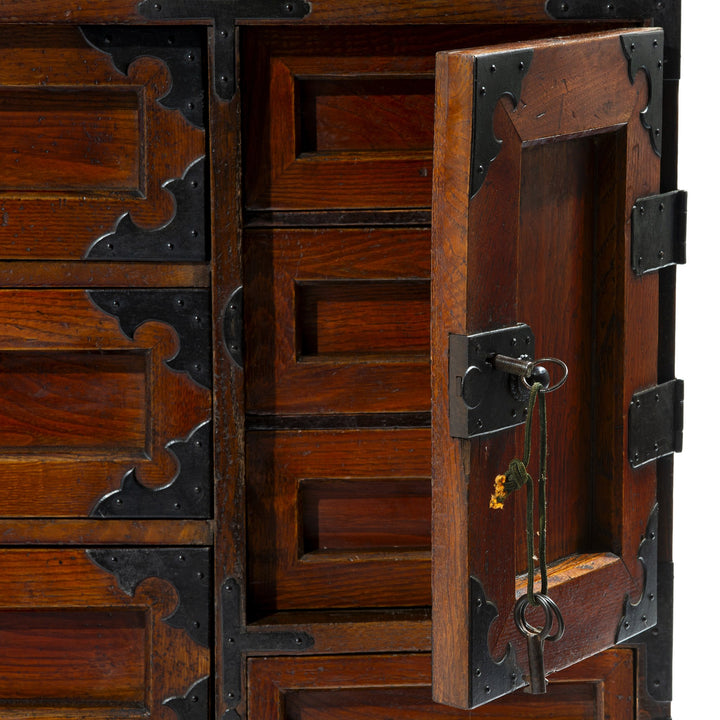 Bo Dansu From Japan Late Meiji Period - 69.5 x 38 x 71.5 (WxDxH cms) - M376V1