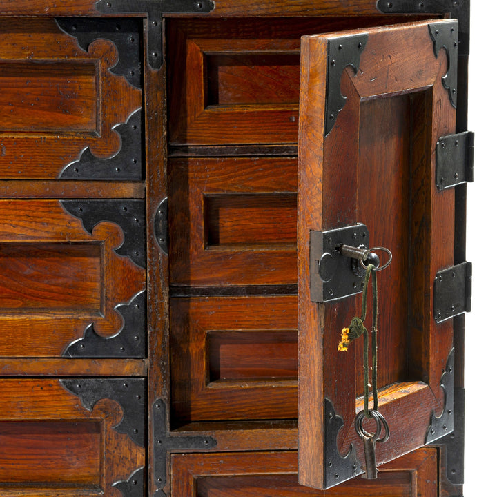 Bo Dansu From Japan Late Meiji Period - 69.5 x 38 x 71.5 (WxDxH cms) - M376V2