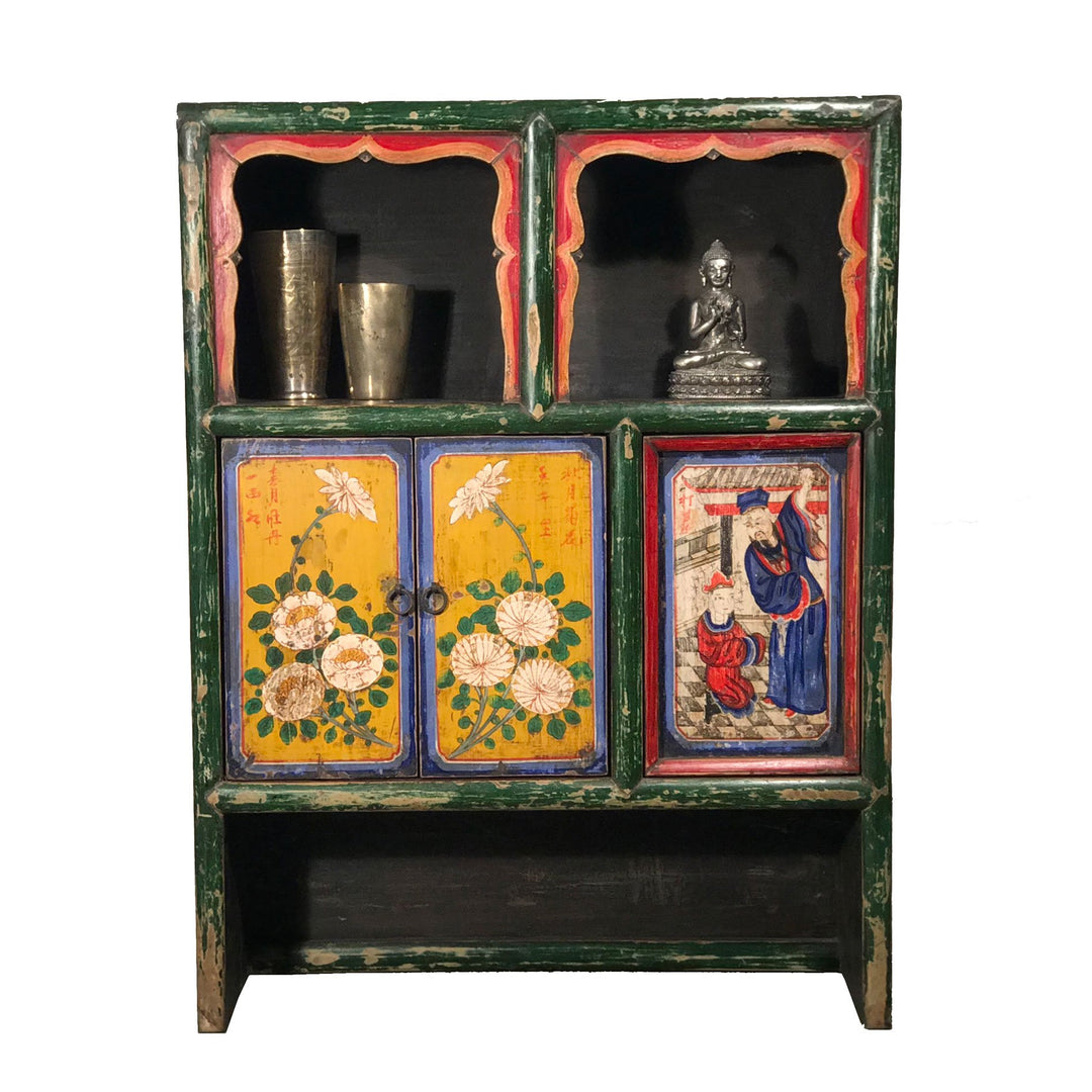 Painted Mongolian Cabinet - 19thC | Indigo Oriental Antiques