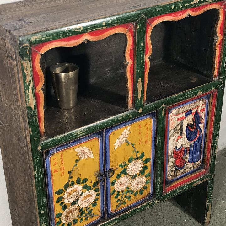 Painted Mongolian Cabinet - 19thC | Indigo Oriental Antiques