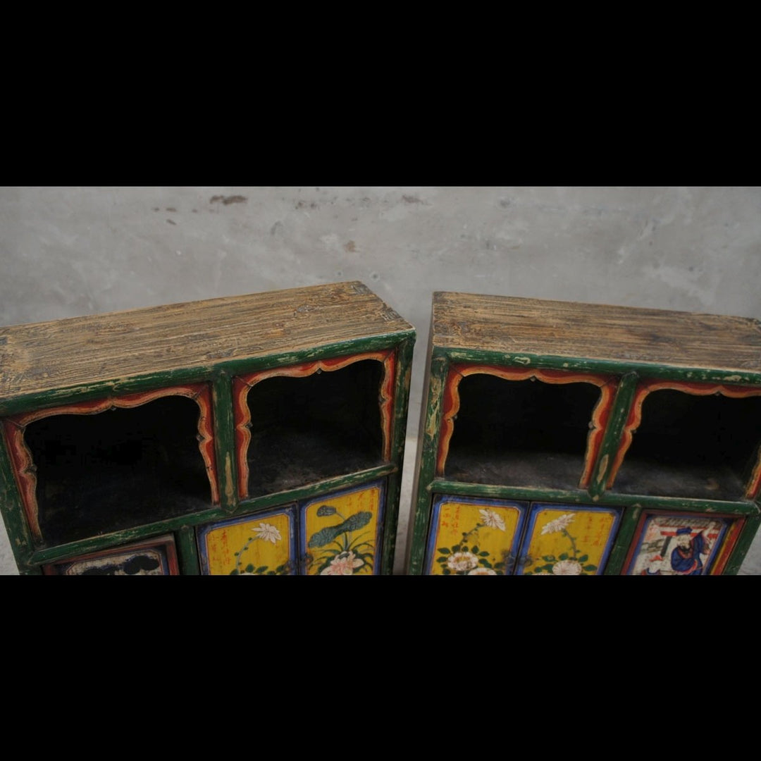 Painted Mongolian Cabinet - 19thC | Indigo Oriental Antiques
