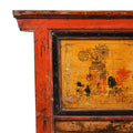 Painted Sideboard From Gansu Province - 19thC
