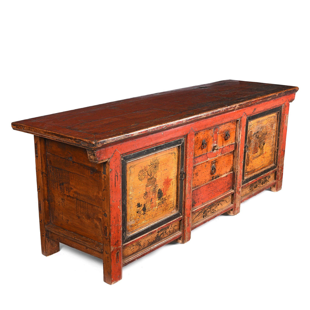 Painted Sideboard From Gansu Province - 19thC | Indigo Antiques