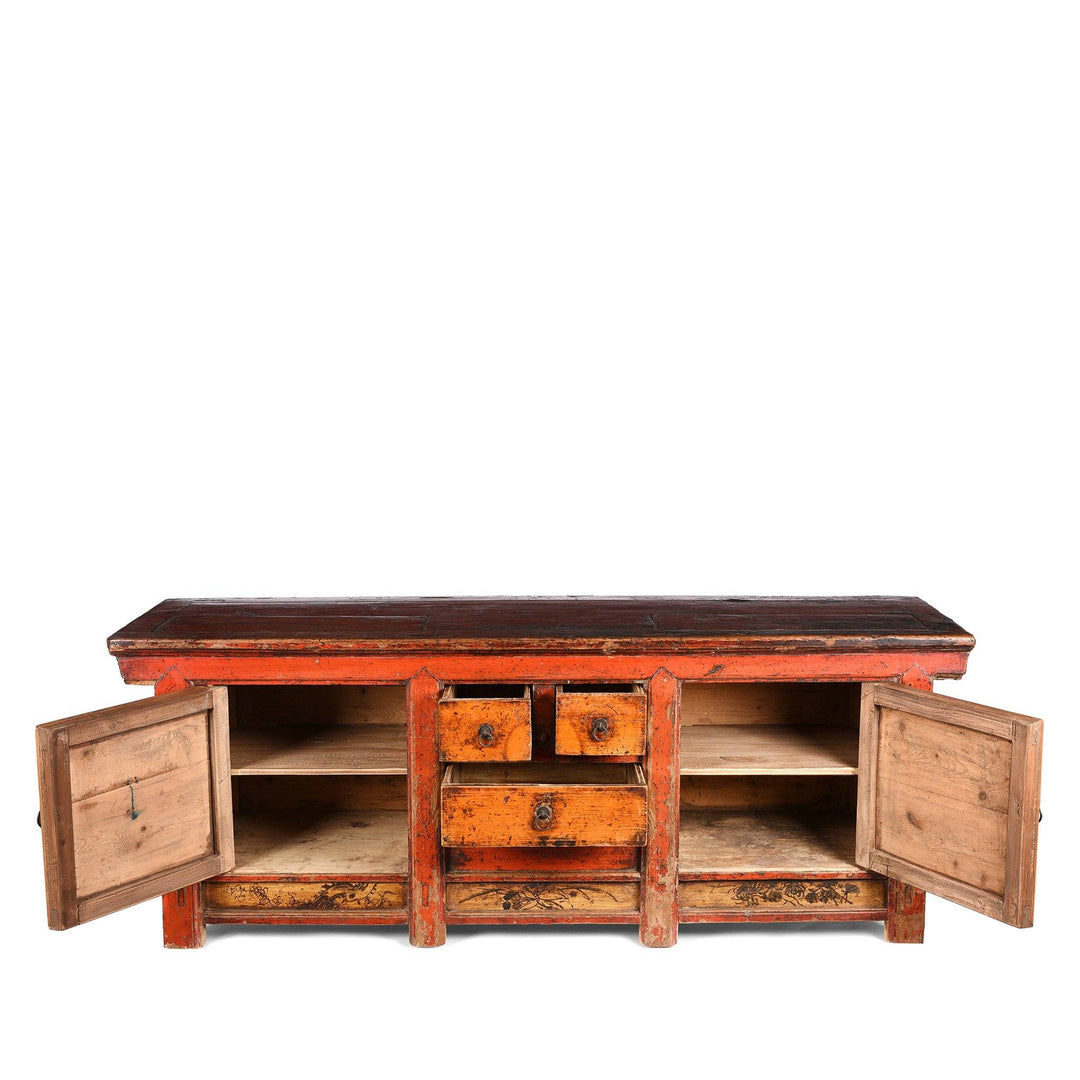 Painted Sideboard From Gansu Province - 19thC | Indigo Antiques