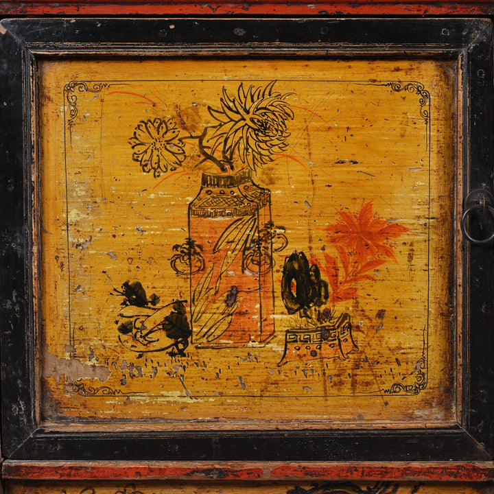 Painted Sideboard From Gansu Province - 19thC | Indigo Antiques