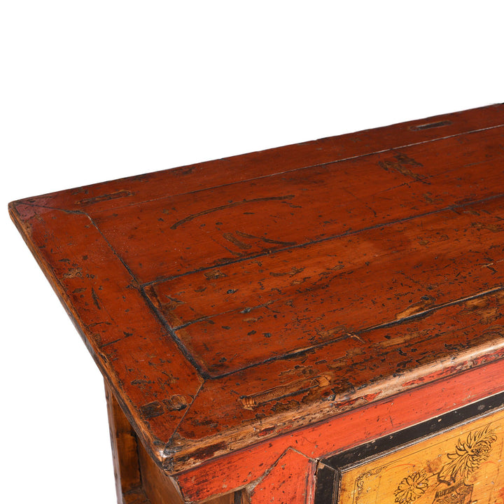 Painted Sideboard From Gansu Province - 19thC | Indigo Antiques