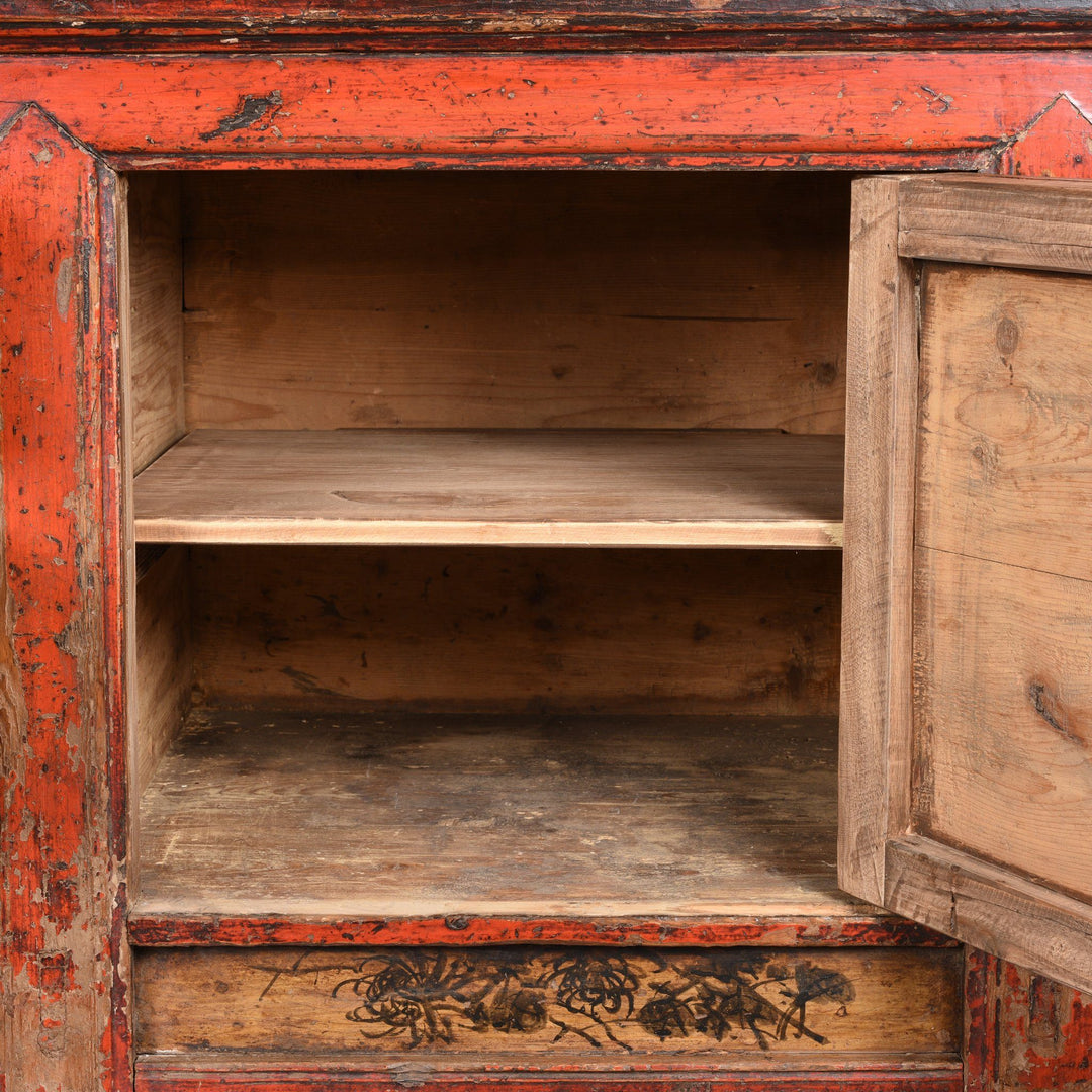 Painted Sideboard From Gansu Province - 19thC | Indigo Antiques