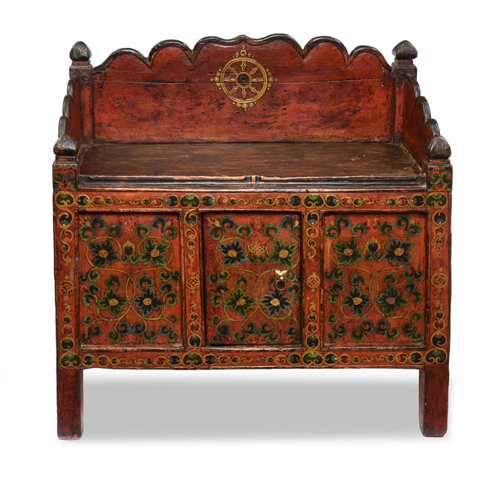 Painted Tibetan Prayer Table - 19thC | Indigo Antiques