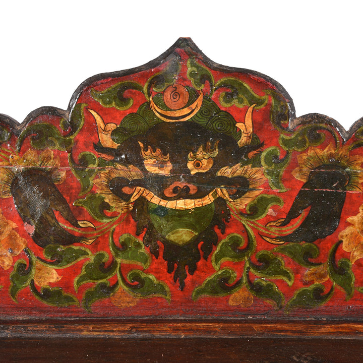 Antique Painted Tibetan Prayer Table With Original Painting - 19thC century | Indigo Antiques