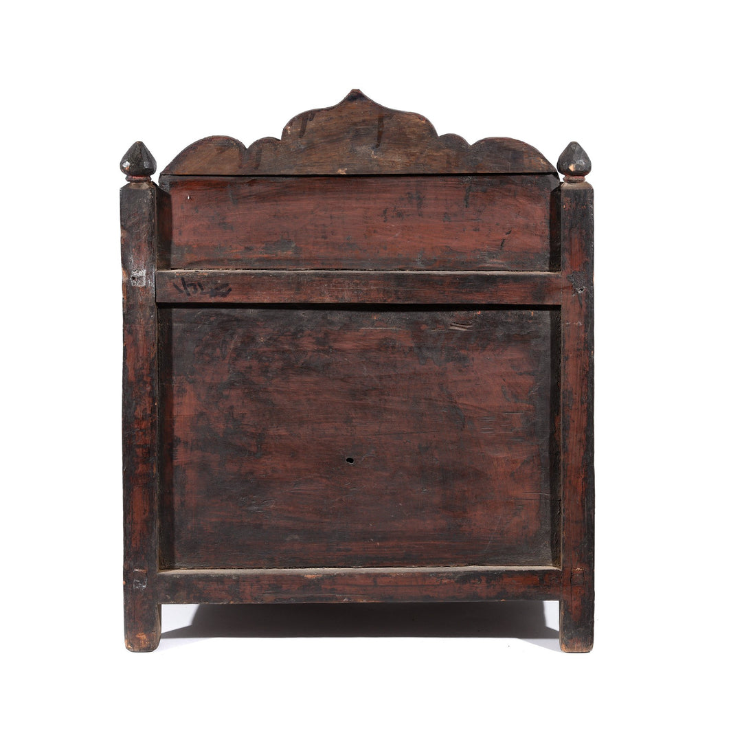 Antique Painted Tibetan Prayer Table With Original Painting - 19thC century | Indigo Antiques