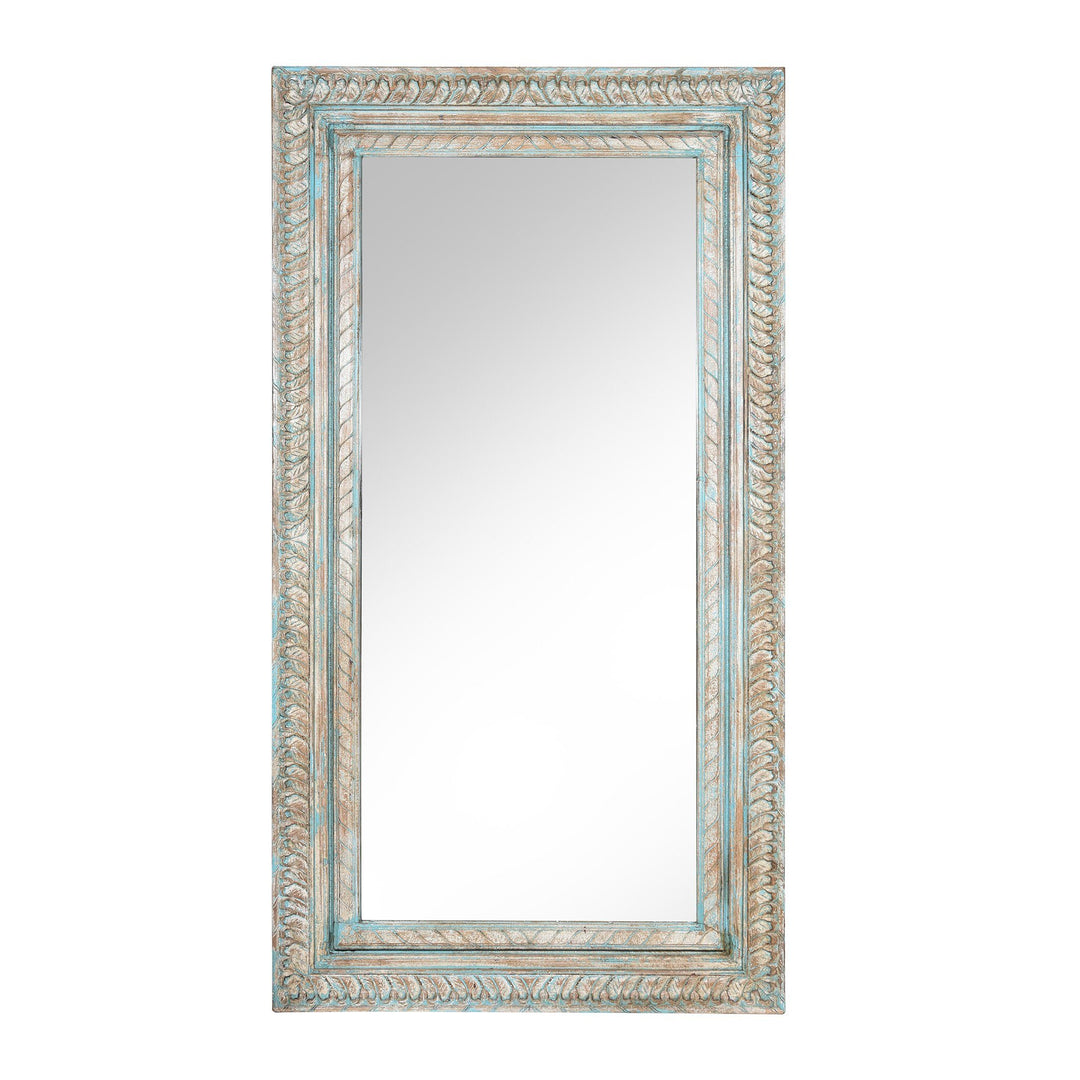 Carved Mango Wood Mirror | Indigo Oriental Antiques