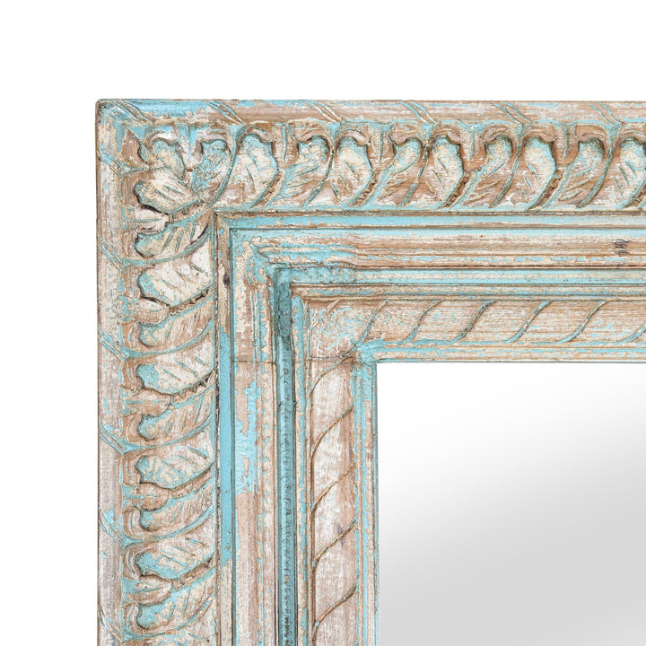 Carved Mango Wood Mirror | Indigo Oriental Antiques