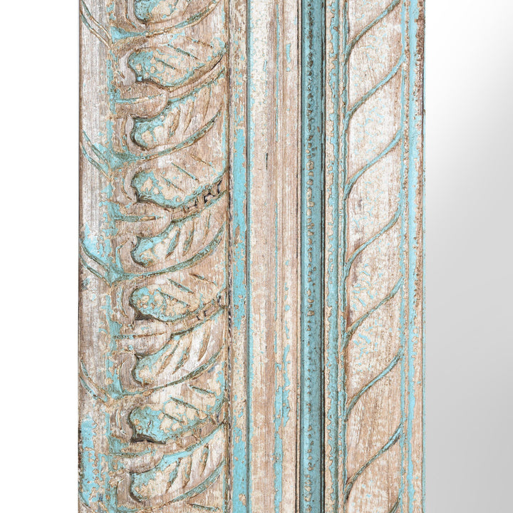Carved Mango Wood Mirror | Indigo Oriental Antiques