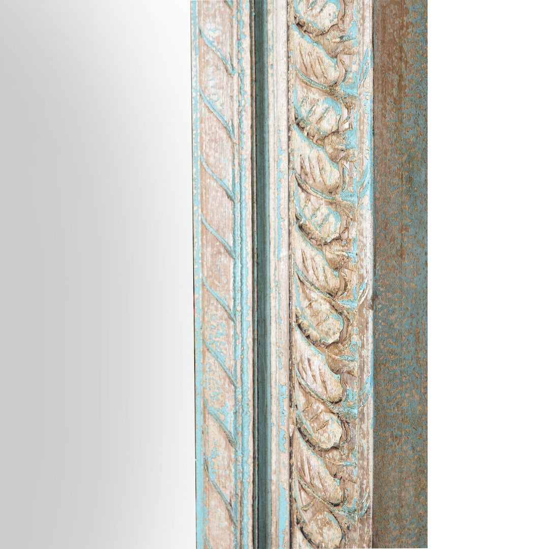 Carved Mango Wood Mirror | Indigo Oriental Antiques