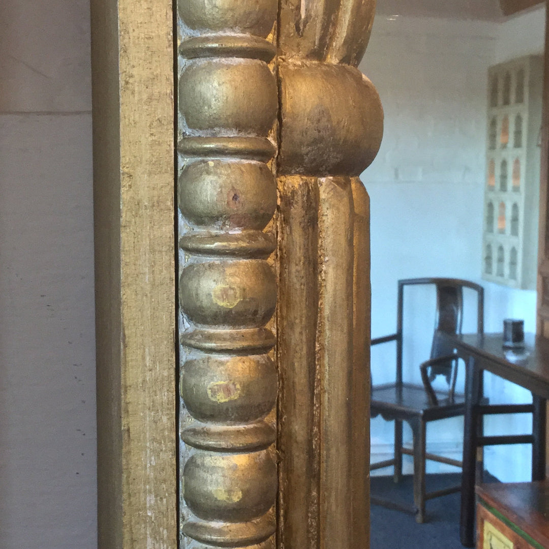 Carved Indian Mirror From Rajasthan | Indigo Oriental Antiques