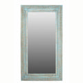 Carved Mango Wood  Mirror Frame with Painted Finish