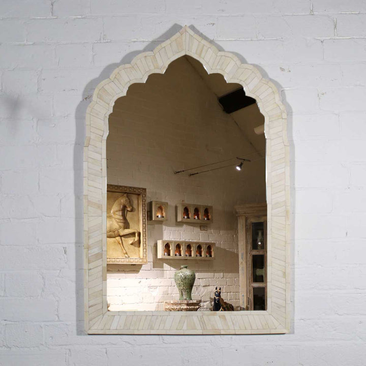 Indian Bone Inlay Mirror | Indigo Oriental Antiques