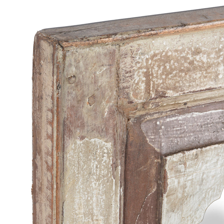 Mihrab Mirror Frame Made From Old Teak - 19thC