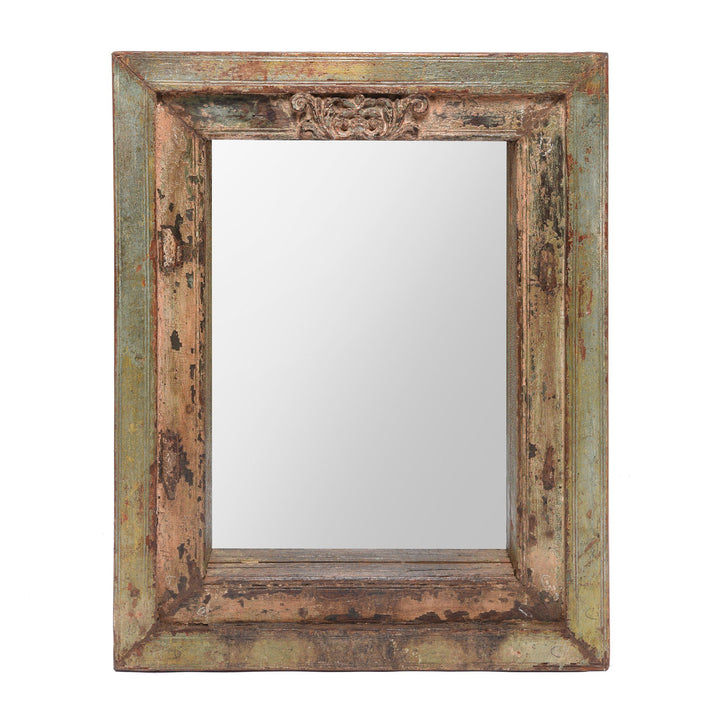 Mirror Made From An Old Teak Window - 18thC | Indigo Antiques
